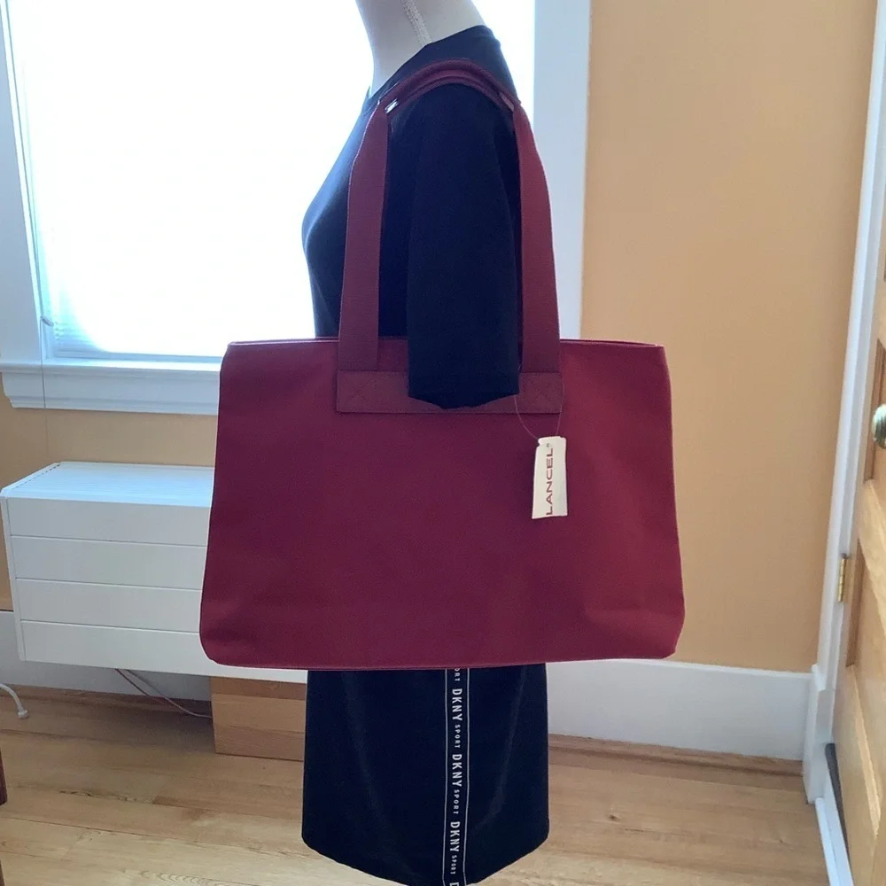 LANCEL Palmyre Architectural Tote Bag - Picture 3 of 14